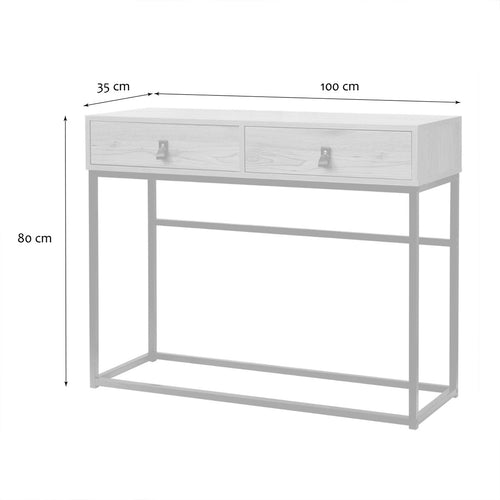 Calicosy - Console met 2 Lades JILL - 35.3x100.3x80.5 cm