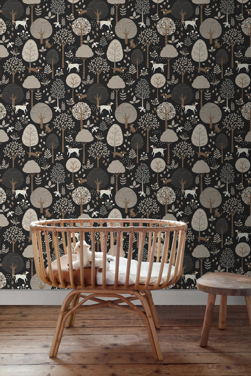 ESTAhome behang honden zwart - 50 x 900 cm - 139714 - vtwonen shop