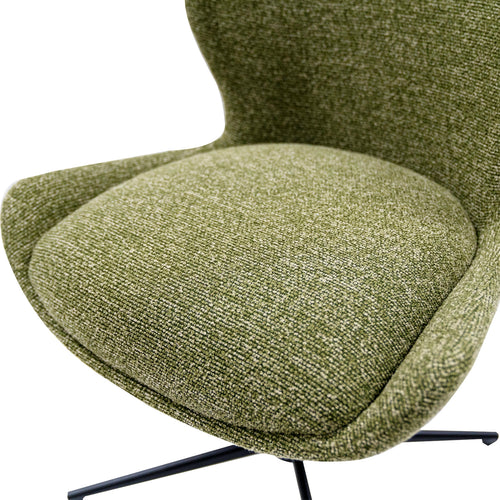 Furnhouse eetkamerstoel Nicklas - Groente - Stof (Bouclé) - Set van 4
