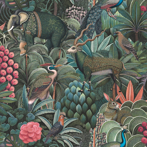 Graham & Brown Vliesbehang - Jungle Jamboree Green