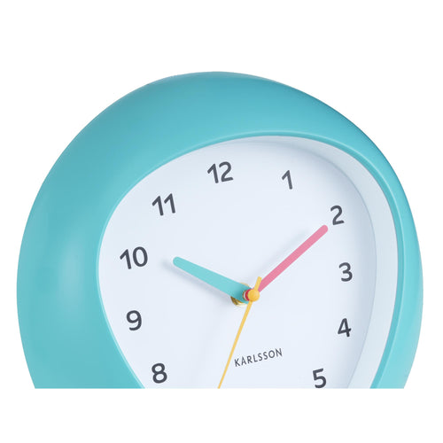 Karlsson wandklok Funky Vibes - blauw - Ø25.5cm - vtwonen shop