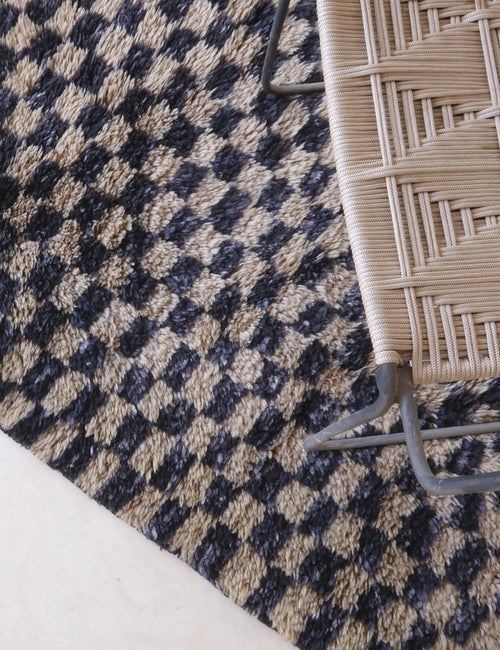 AFK Living vloerkleed Berber - handgemaakt - Wol - 90 x 313 cm