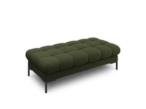 Cosmopolitan Design Bank Bali 2-zits, structurele stof, groente - 62x133x40cm
