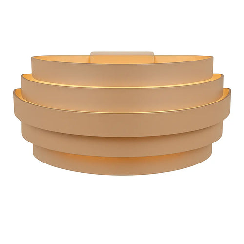 Highlight wandlamp Scudo - 1 lichts - 12.5  x 12.5   cm - beige