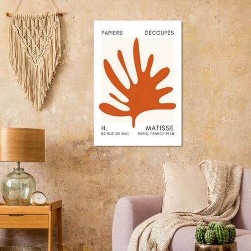 Artfulprints  Matisse – Coral drift orange   poster 30x40 cm - vtwonen shop