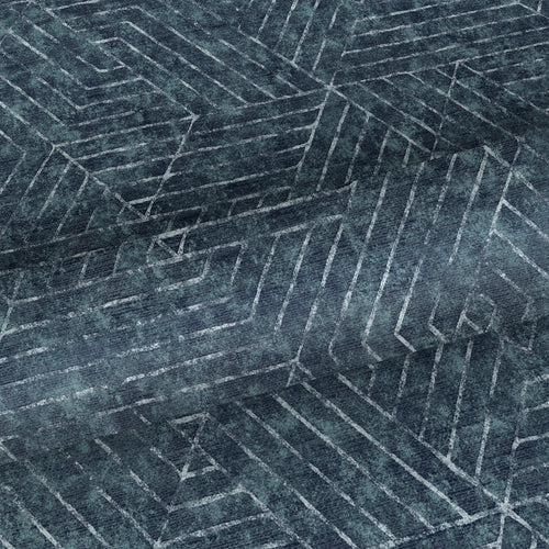 Sanders & Sanders behang grafische lijnen vergrijsd blauw - 53 cm x 10 m - 640508 - vtwonen shop