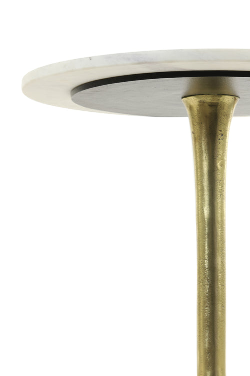 Light & Living bijzettafel RICKERD - Ø48x53cm - wit - vtwonen shop