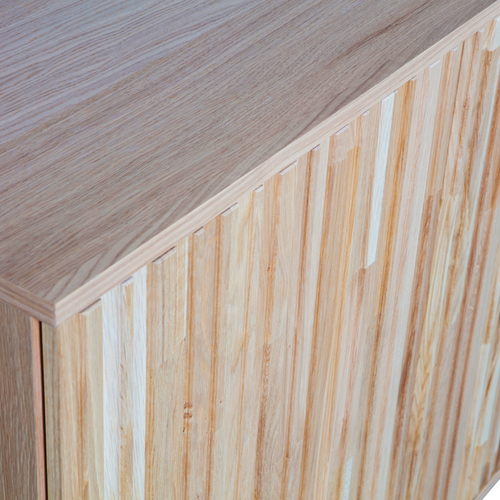 WOOOD dressoir New Gravure - Eiken - Naturel - 85x200x44 - vtwonen shop