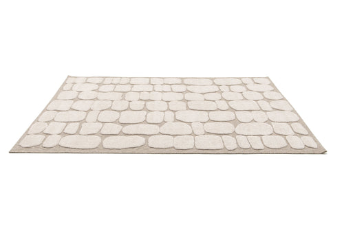 AFK Living vloerkleed Galet - zeer zacht - beige - 120 x 170 cm - vtwonen shop