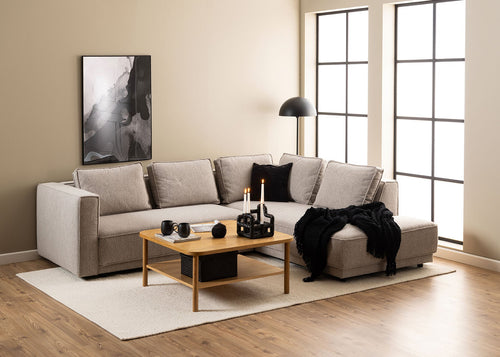 Rebellenclub Salontafel Jango - 90 x 90cm - Eiken - vtwonen shop