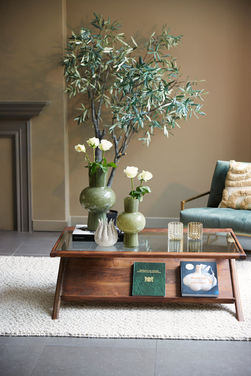 Light & Living salontafel YUKI - 112x70x41cm - bruin - vtwonen shop