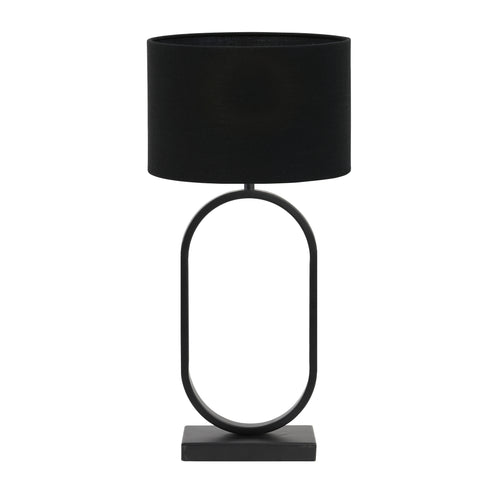 Light & Living tafellamp Jamiri/Livigno - zwart, zwart - 30x30x67cm - vtwonen shop