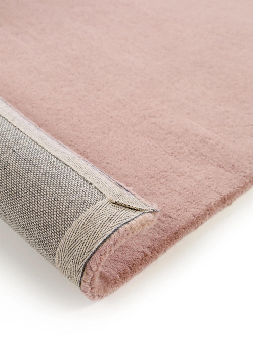 benuta wollen vloerkleed Bent - roze - 160x230 cm