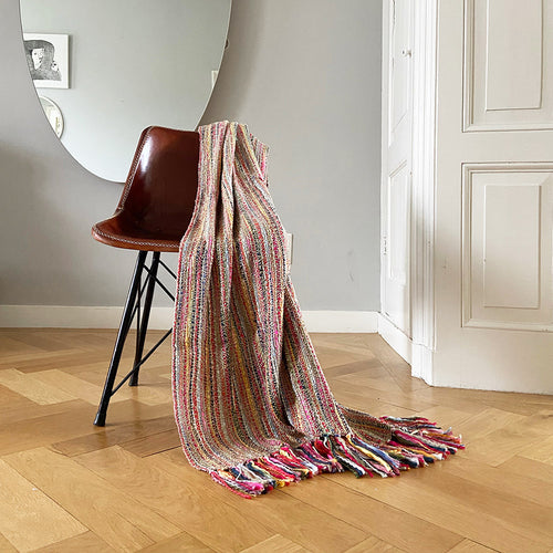 Malagoon plaid Fun - beige melee - 125x150cm