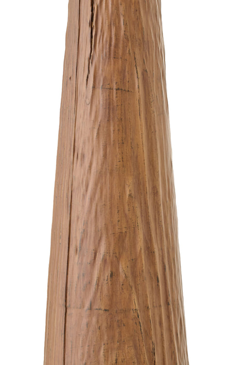 J-Line tafellamp Melina - keramiek - bruin - large