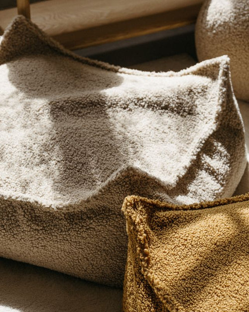 Wigiwama Vierkante Poef - Bruin - vtwonen shop