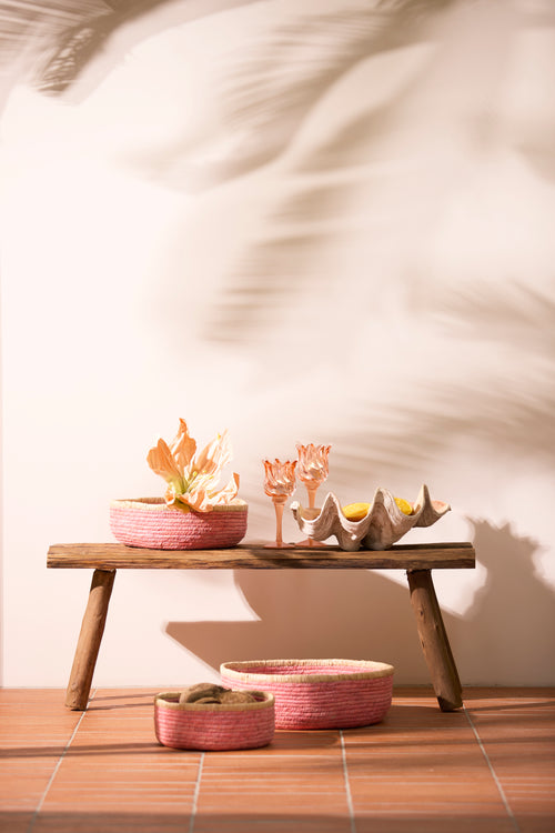 Light & Living ornament SHELL - 41x25x17cm - bruin - vtwonen shop