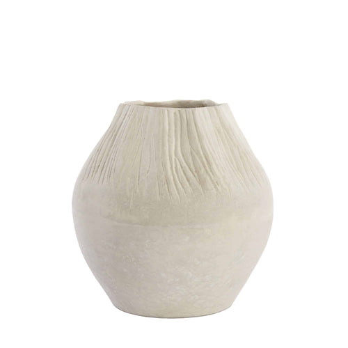 Light & Living bloempot Acda - wit - Ø30.5cm
