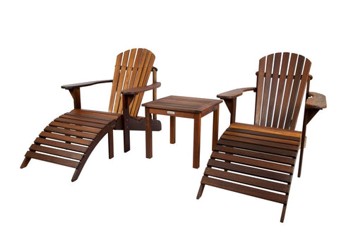 MaximaVida adirondack tuinstoel set Toronto geolied - uit exclusief mahoniehout - vtwonen shop