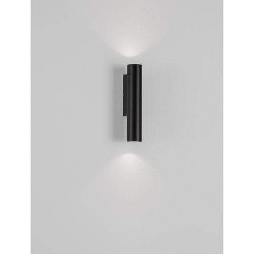 Nova Luce TORRIN Buitenwandlamp met op- en neerwaartse beweging, donker antraciet LED, 6W 480lm, IP65, 3000K