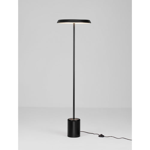 Nova Luce OPHELIA Geïntegreerde LED-vloerlamp matzwart/fineer, 27W, 2199lm, 3000K
