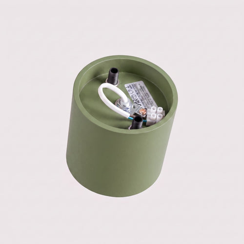 Sollux Lighting Plafondlamp ORBIS 1 olijfgroen - 10x10x10cm