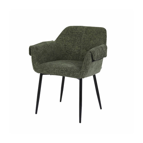 Home Deluxe | CHENO eetkamerstoel - groen, set van 4