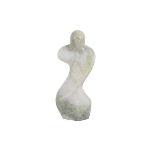 Present Time ornament Female Abstract - groen - 10x5x23cm - vtwonen shop