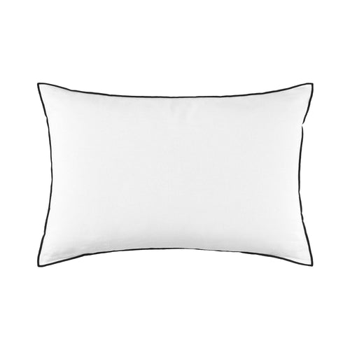 Madura Kussenovertrek Carlina puur witte en zwarte hommel 40x60 cm