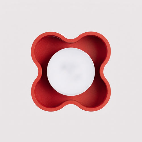 Sollux Lighting Plafondlamp OVIO 1 rood Gx53 - 12x12x6cm