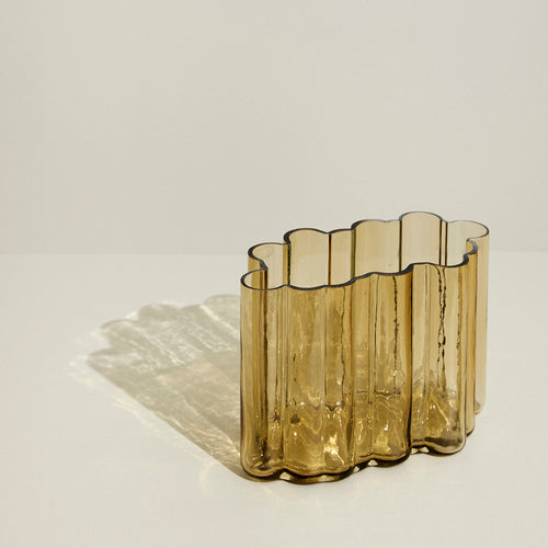 Hübsch vaas Umber - glas - 30x16xh20cm - vtwonen shop