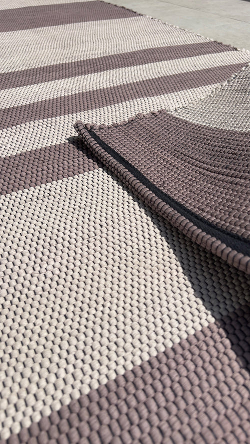 AFK Living vloerkleed Tiago - handgemaakt - Gerecycled katoen - 140 x 200 cm