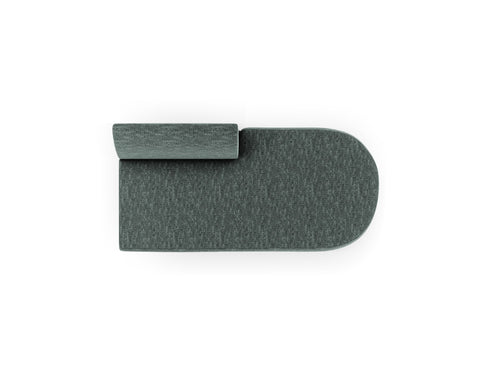 Micadoni Module Miley 2-zits, chenille olie - 90x158x70cm