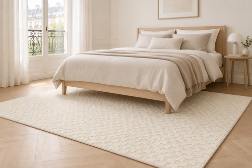 AFK Living vloerkleed Gabin - handgemaakt - 60% wol, 40% katoen - 120 x 170 cm