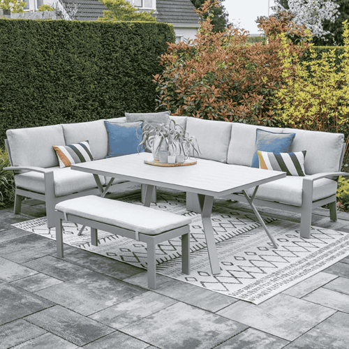 Garden Impressions Camilo lounge dining set 6-delig rechts - taupe