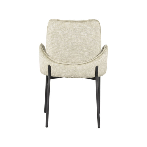 LABEL51 Eetkamerstoel Joni - Beige - Zithoogte 49cm - Set van 2