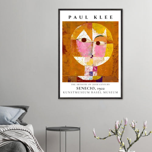 Artfulprints Poster Paul Klee - Senecio   - 30x40 cm - Meerkleurig