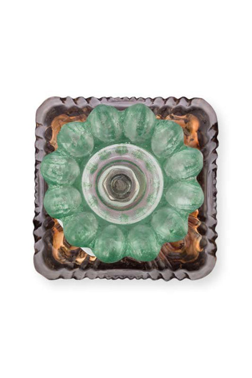 Pip Studio Kaarsenhouders - Beads - Glas - Donkergroen - 28cm