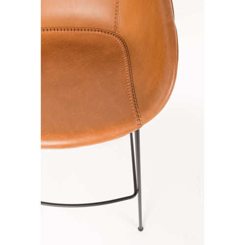 Zuiver Feston Barkrukken rugleuning 76 cm Bruin - Set van 2