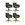Furnhouse eetkamerstoelen armleuning Marco - Cognacbruin - Leer - Set van 4
