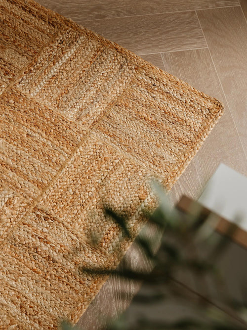 benuta jute loper Jutta - lichtbruin - 70x200 cm