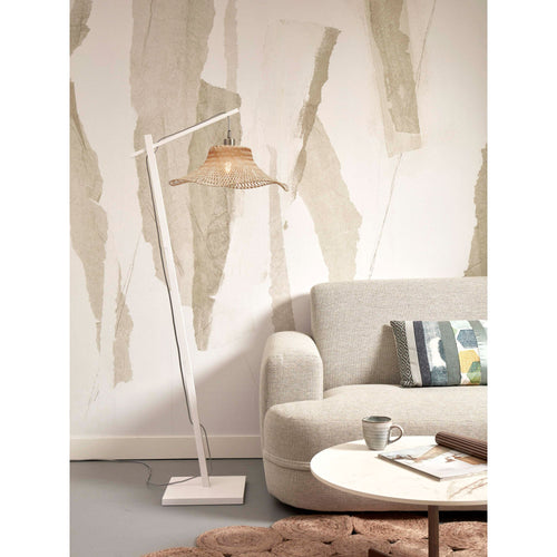 GOOD&MOJO vloerlamp Ibiza - bruin - Ø50cm - vtwonen shop