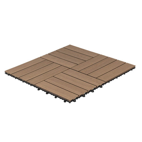 Home Deluxe WPC houttegels BAVARO Teak 6m²