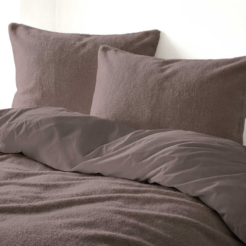 Byrklund - Dekbedovertrek Favorite Fuzzle - 200x220 cm - Bruin