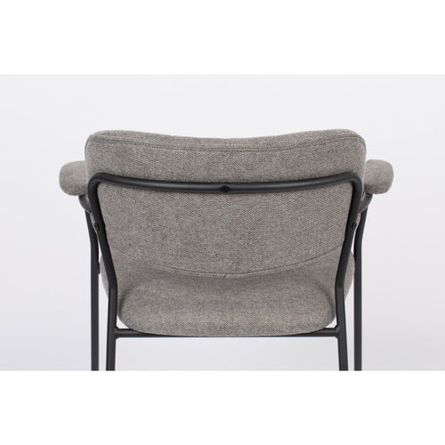 Housecraft Living Jolien Eetkamerstoelen armleuning Zwart/Grijs - Set van 2 - vtwonen shop