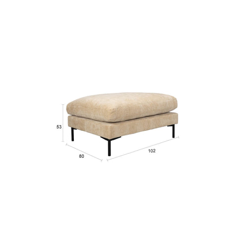 Zuiver Summer Hocker Zand - Naturel