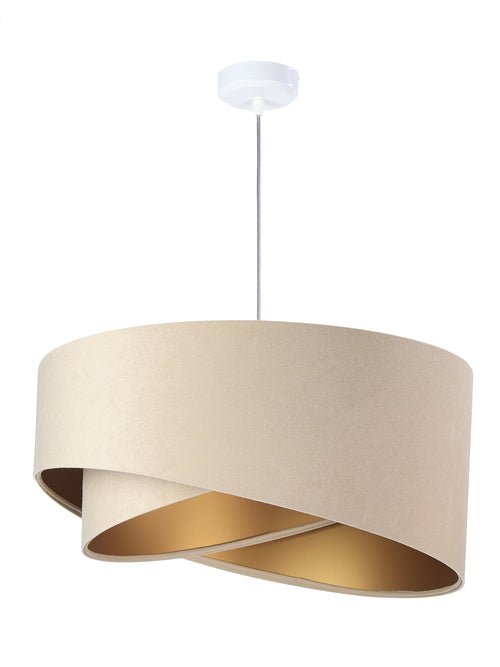bpskoncept hanglamp Galaxy Elegant - beige-goud - Ø50 cm