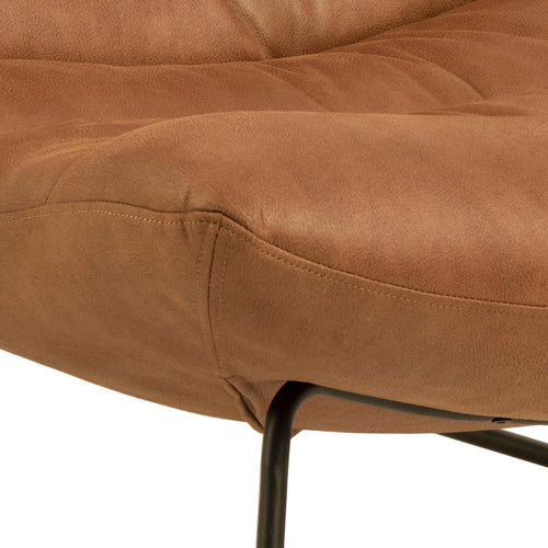 Rebellenclub Fauteuil Corby - Cognac - vtwonen shop