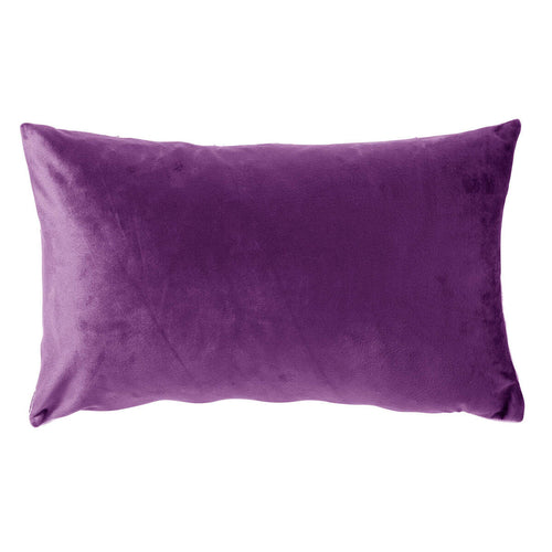 CLOVER - kussenhoes 30x50 cm - geometrisch - geborduurd - Deep Lavender - paars