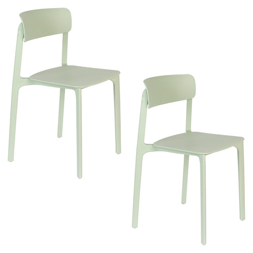 Housecraft Living Clive Eetkamerstoelen/ Tuinstoelen Lichtgroen - Set van 4 - vtwonen shop